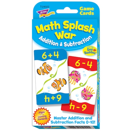 Math Splash War Addition And Subtraction Challenge Cards®